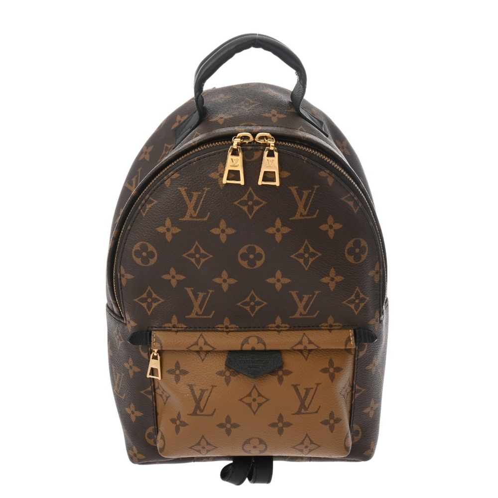 Louis Vuitton Monogram Reverse Palm Springs Brown Canvas Backpack Daypack